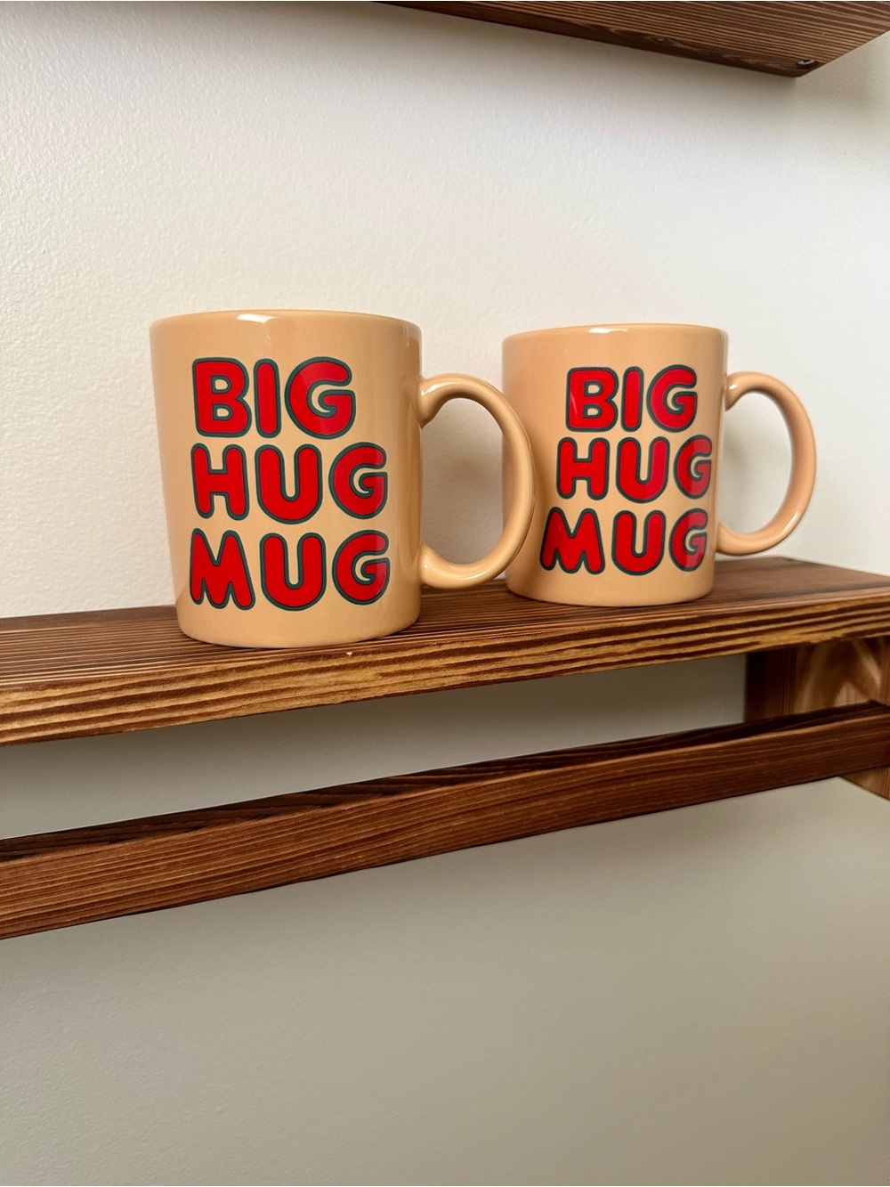 Vintage 1980s FTD Big Hug Mugs (x2) // HSA
